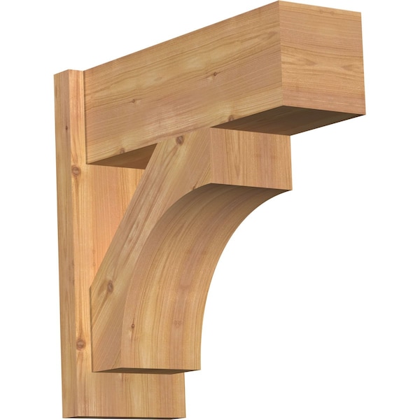 Ekena Millwork Westlake Block Smooth Outlooker, Western Red Cedar, 7 1/2"W x 20"D x 20"H OUT08X20X20WTL05SWR - main